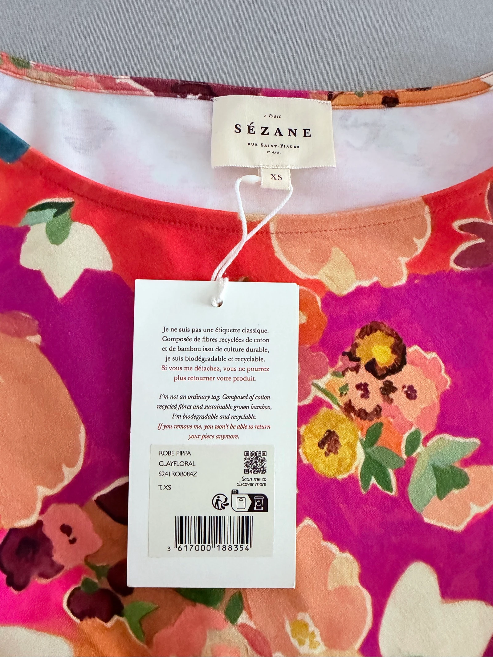 Robe Sézane Pippa Clayfloral – photo 3